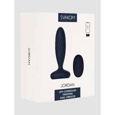 SVAKOM Jordan App-Controlled Anal Vibrator with Thrusting Function - Amorana