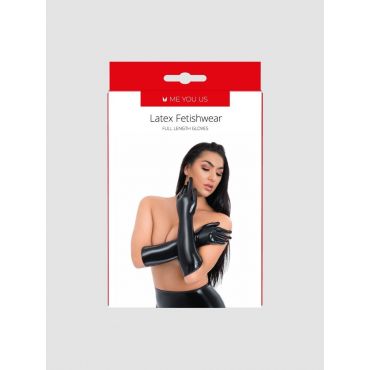 Me You Us Latex Full Length Glove, Grösse: M, M - Amorana