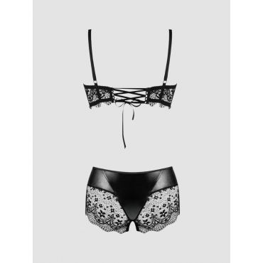 Beauty-Night Charm 2pcs SET Black S/M, S/M - Amorana