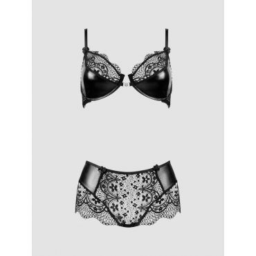 Beauty-Night Charm 2pcs SET Black S/M, S/M - Amorana