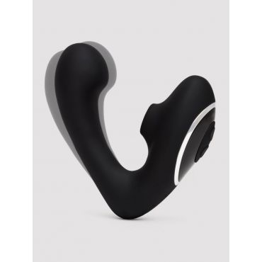 Fifty Shades of Grey Greedy Girl Duet Duo Wavy G-Spot and Clitoral Suction Vibrator - Amorana