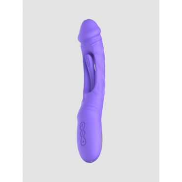 Good Vibes Only Vibrator with Flapping G-Spot Stimulator - Amorana