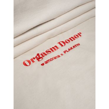 Amorana x Plakativ Orgasm Donor Tshirt, Grösse: L, L - Amorana