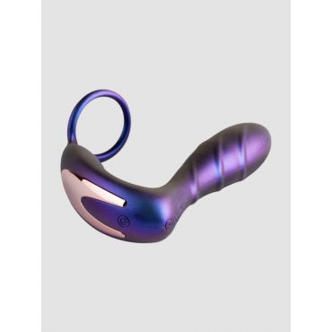Hueman Black Hole Anal Vibrator with Cock Ring - Amorana