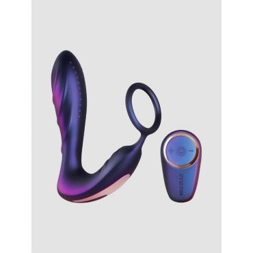 Hueman Black Hole Anal Vibrator with Cock Ring - Amorana