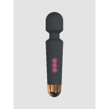 Marc-Dorcel Wanderful Silicone Wand Vibrator, Black - Amorana