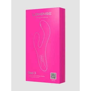 Lovense Osci 3 App-Controlled Rabbit Vibrator with Heat Function - Amorana