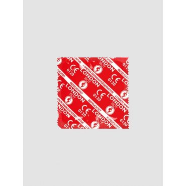 London Red Strawberry-Flavoured Condom - Amorana