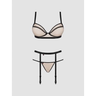 Obsessive Nudelia Dessous Set, S/M - Amorana