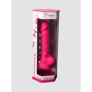 SILEXD Dual Density Silicone Realistic Dildo, Farbe: Pink, Grösse: 7 Inch, Pink - Amorana