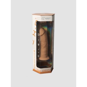 SILEXD Dual Density Realistic Silicone Dildo, Farbe: Flesh Tan, Grösse: 6 Inch, Flesh Tan - Amorana