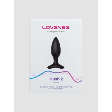 Lovense Hush 2 Vibrating Butt Plug App Controlled, Grösse: S, S - Amorana