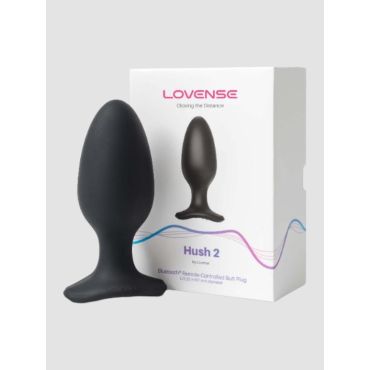 Lovense Hush 2 Vibrating Butt Plug App Controlled, Grösse: L, L - Amorana