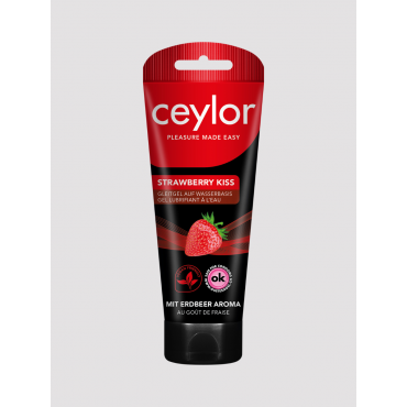 Ceylor Strawberry Kiss Water based lubricant - Amorana