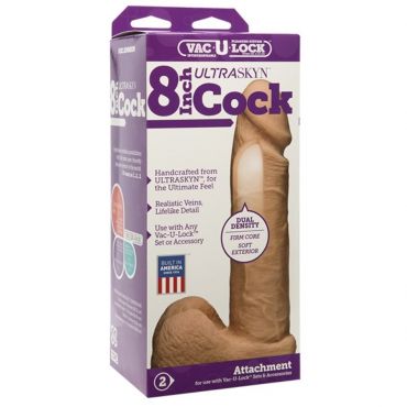 Doc-Johnson Vac-U-Lock UltraSkyn Cock Dildo - Amorana