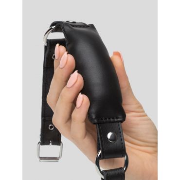 DOMINIX Deluxe Leather Mouth Gag - Amorana