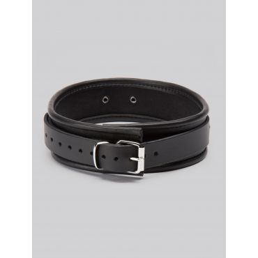 DOMINIX Deluxe Leather Collar with Nipple Clamps - Amorana