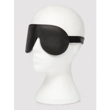 DOMINIX Deluxe Padded Leather Blindfold - Amorana