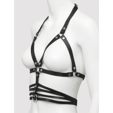 DOMINIX Deluxe Harness Bra with Open Cups - Amorana