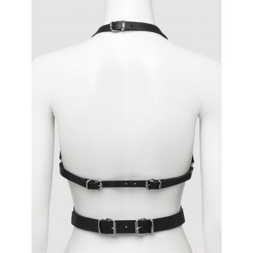 DOMINIX Deluxe Harness Bra with Open Cups - Amorana