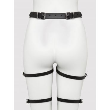 DOMINIX Deluxe Leather Leg Harness - Amorana