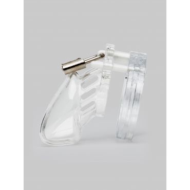 DOMINIX Deluxe Rigid Plastic Chastity Device, Black - Amorana