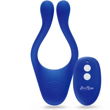 Beauments Doppio 2.0 Couples vibrator, Blue - Amorana