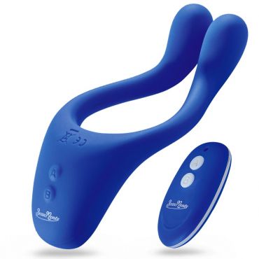 Beauments Doppio 2.0 Couples vibrator, Blue - Amorana