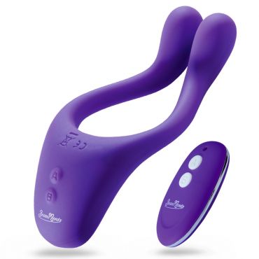 Beauments Doppio 2.0 Couples vibrator, Purple - Amorana