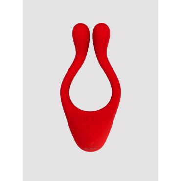 Beauments Doppio Powerful Couples Vibrator, Red - Amorana