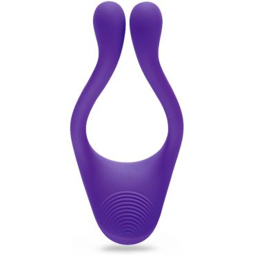Beauments Doppio Powerful Couples Vibrator, Purple - Amorana