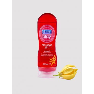 Durex Play 2 In 1 Water Based Massage Oil And Lube, Ylang Ylang, Water-based - Amorana