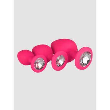 EasyToys Diamond Plug Set Anal plug, Pink - Amorana