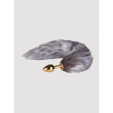 EasyToys Fox Tail Anal plug, Gold - Amorana