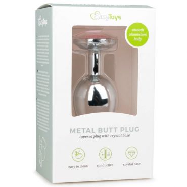 EasyToys Metal Plug Medium Anal plug - Amorana