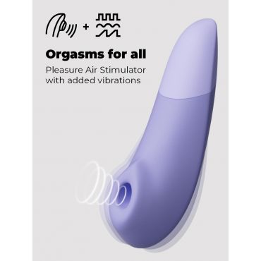Womanizer Enhance Lilac Pleasure Air Clitoral Vibrator [Purple], Lilac - Amorana