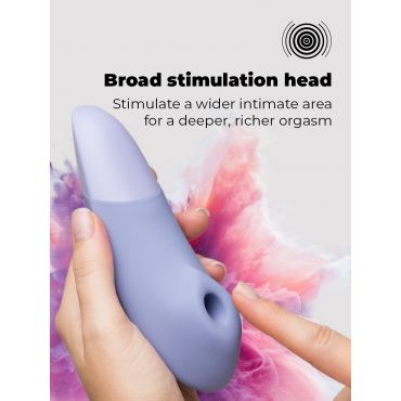 Womanizer Enhance Lilac Pleasure Air Clitoral Vibrator [Purple], Lilac - Amorana