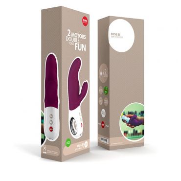 Fun-Factory MiSS Bi Rabbit vibrator, Bordeaux - Amorana