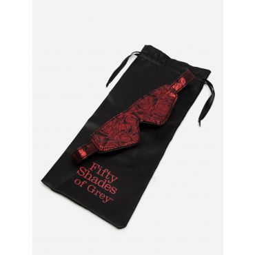 Fifty Shades of Grey Sweet Anticipation Reversible Faux Leather Blindfold - Amorana