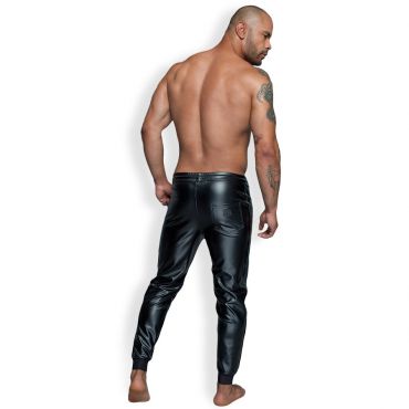 Noir-Handmade Missbehaved H063 Underwear, L - Amorana