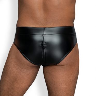 Noir-Handmade Missbehaved H065 Men's briefs, 3XL - Amorana
