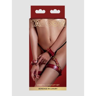 Taboom Bondage in Luxury Wrist and Thigh Cuffs - Amorana