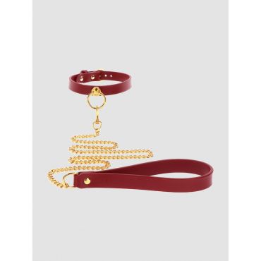 Taboom Bondage in Luxury Collar and Leash - Amorana