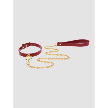 Taboom Bondage in Luxury Collar and Leash - Amorana