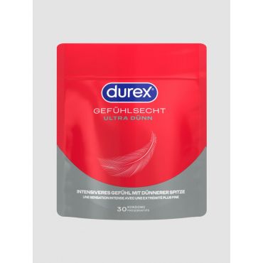 Durex Gefühlsecht Ultra Thin Condoms, 30 pieces - Amorana