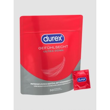Durex Gefühlsecht Ultra Thin Condoms, 30 pieces - Amorana