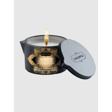 Kamasutra Ignite Massage candle, Tahitian Sandalwood - Amorana