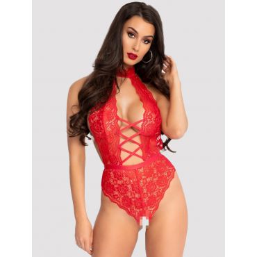 Leg-Avenue Floral Lace Body Ouvert, L - Amorana