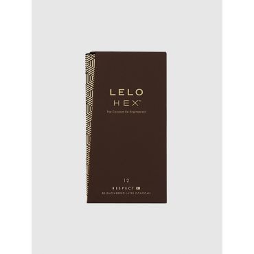 Lelo HEX Respect XL Condom, 12 pieces - Amorana