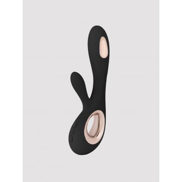Lelo Soraya Wave Rabbit Vibrator, Black - Amorana